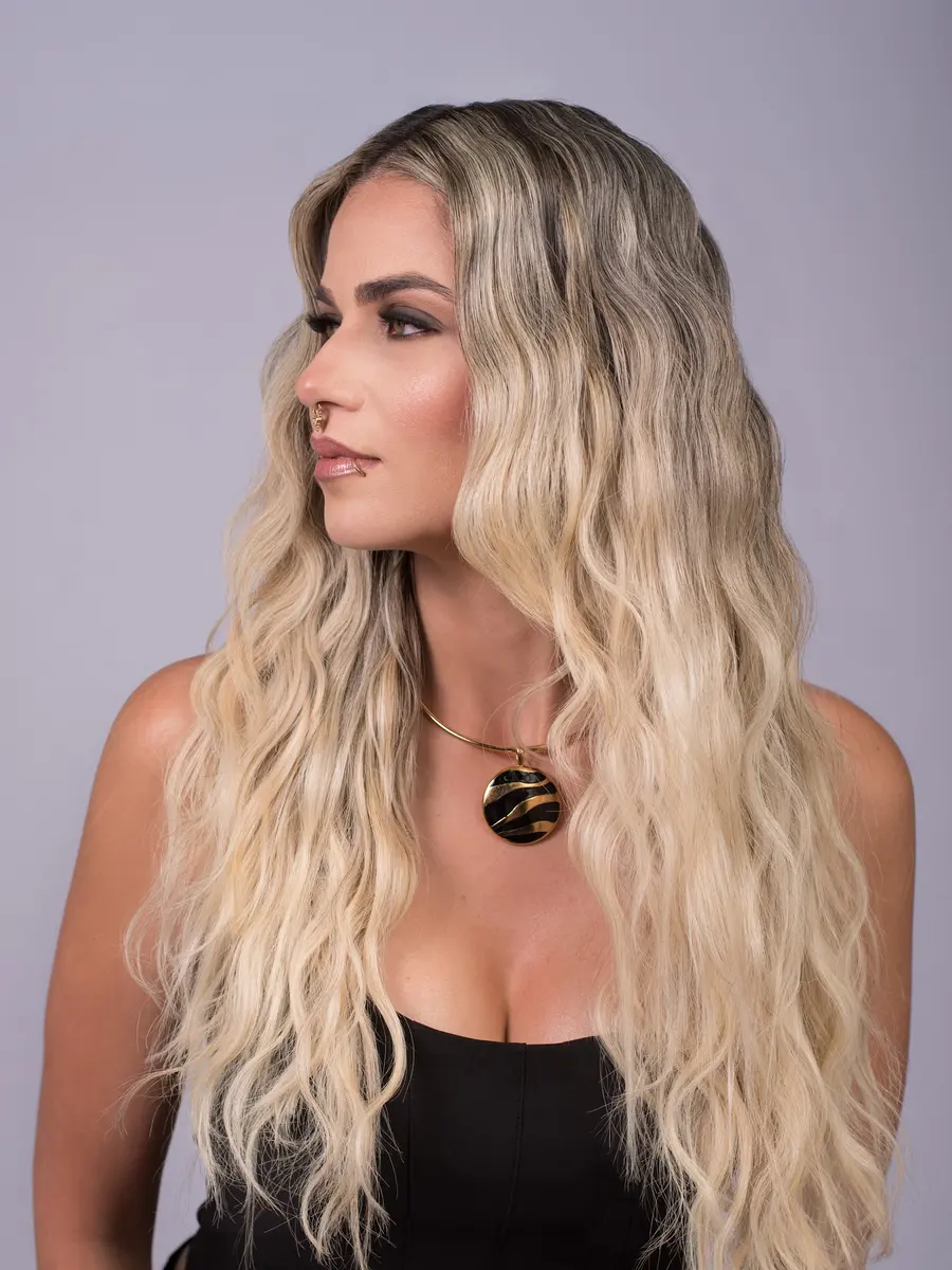 Resultado da técnica Full Shine em cabelo loiro